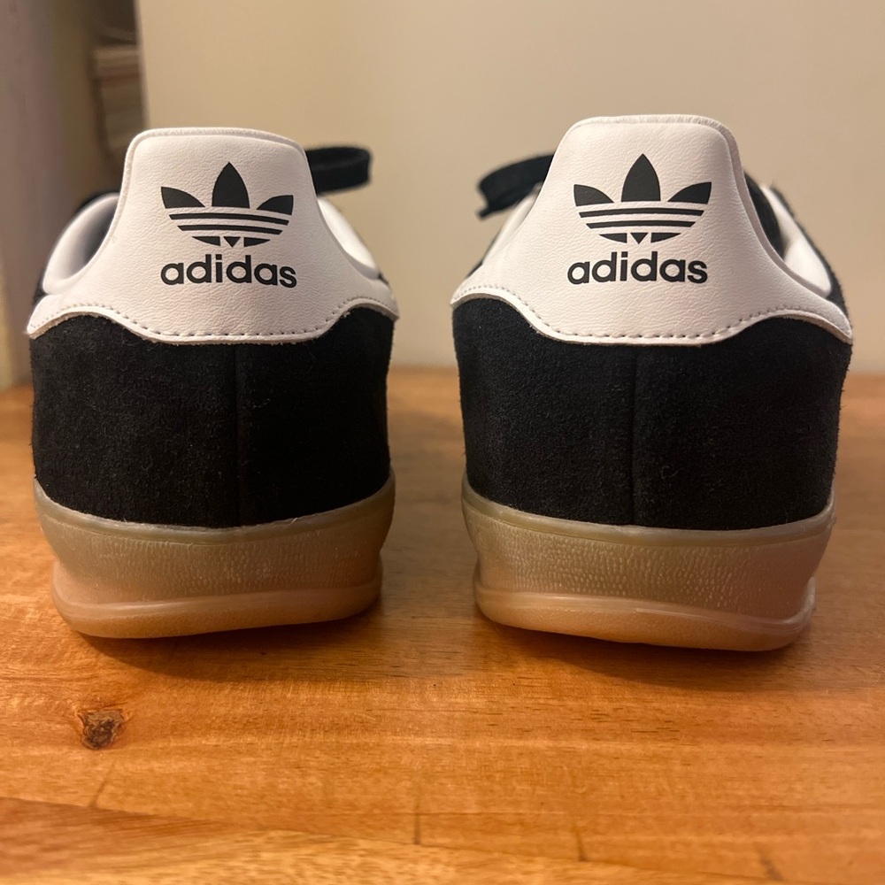 Adidas Gazelle Indoor Black Suede Sneakers – Men’s 8 / Worn Once - Picture 3 of 5